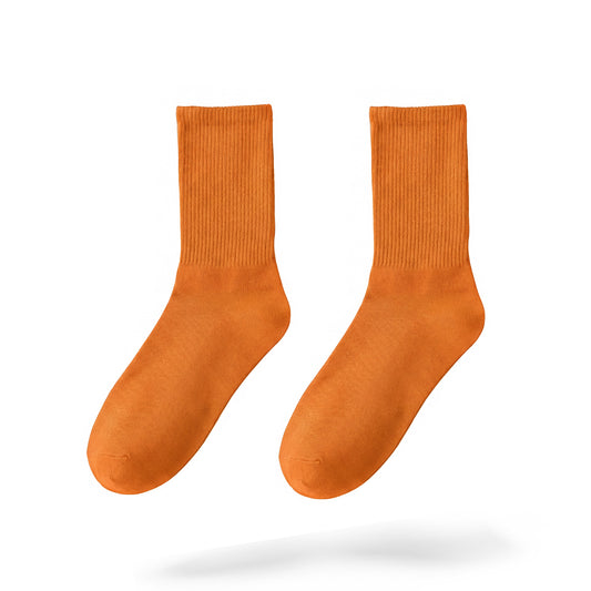 Orange Crew-Socks