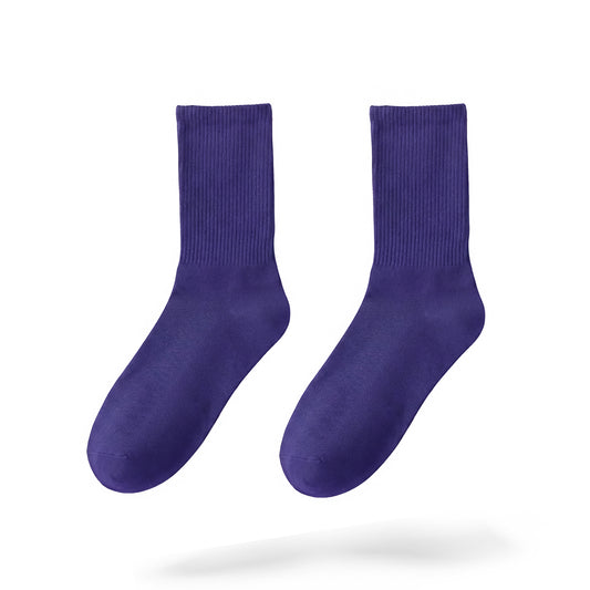 Purple Crew-Socks
