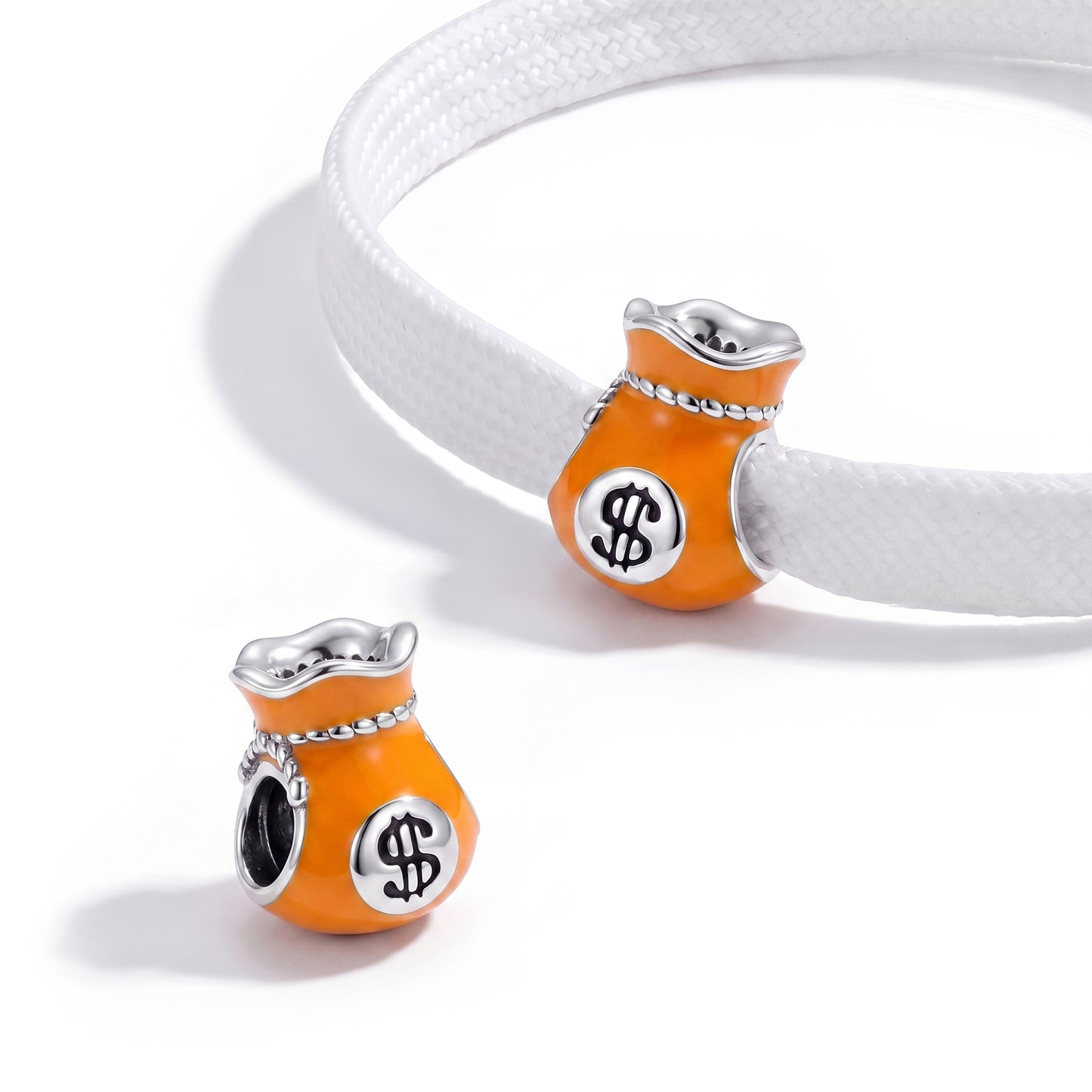 Money Bag Shoe Charm