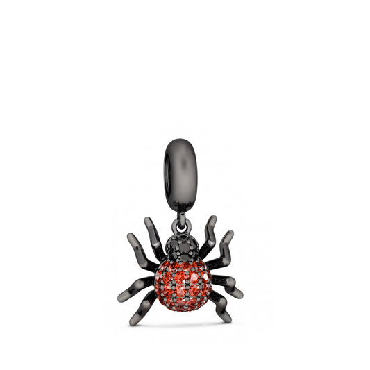 Black Widow Shoe Charm