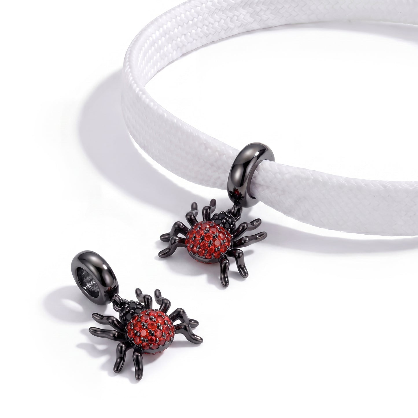Black Widow Shoe Charm