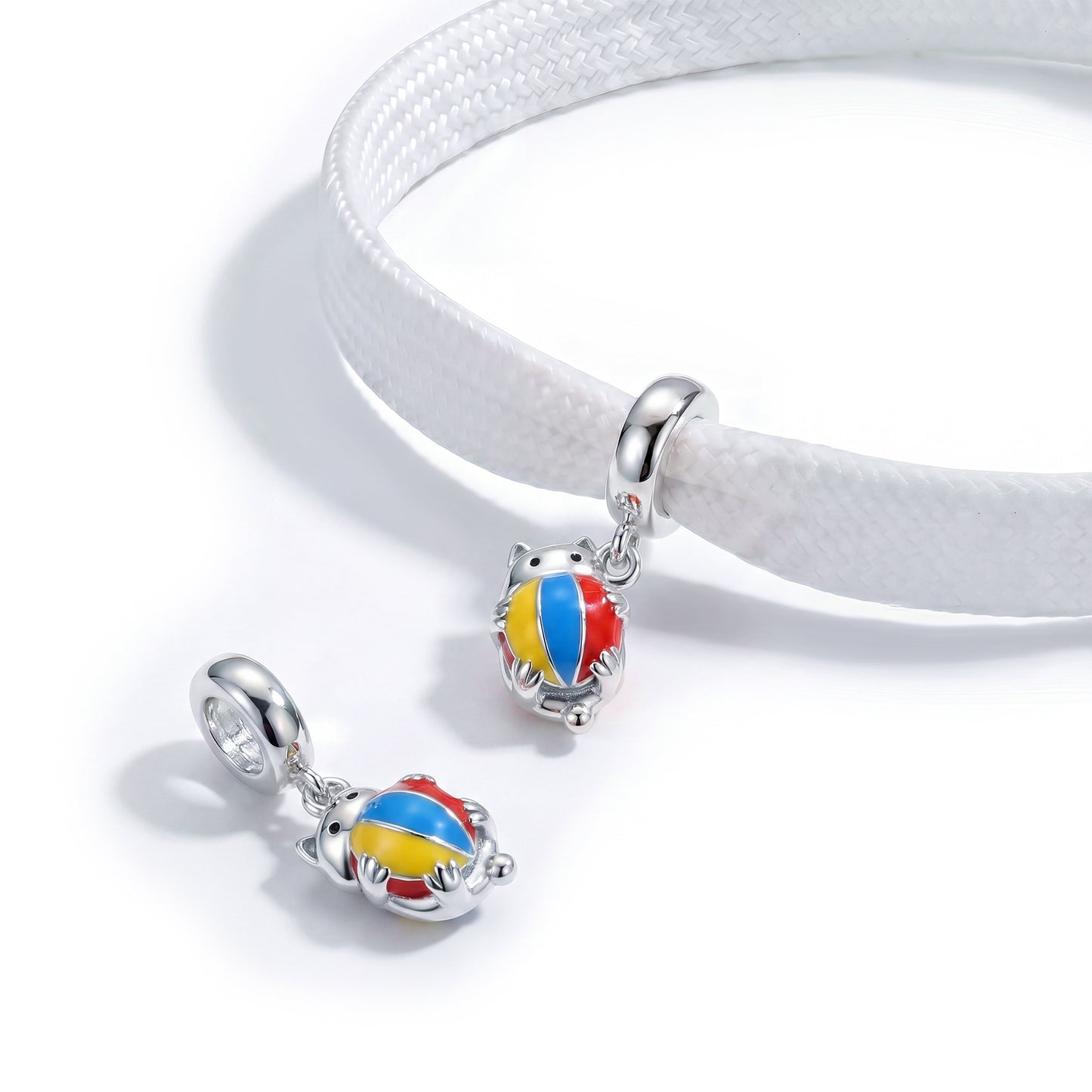 Beach Cat Shoe Charm