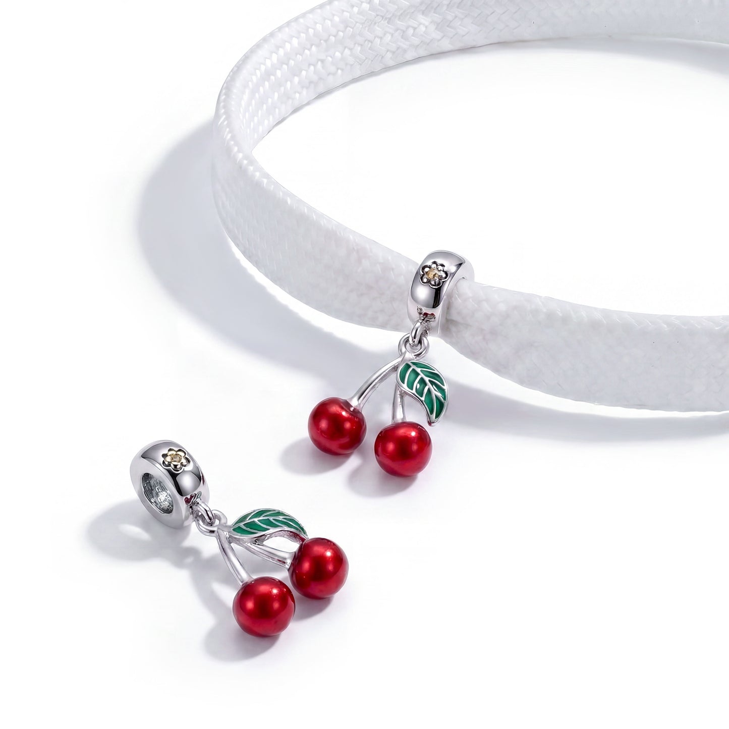Cherry Shoe Charm