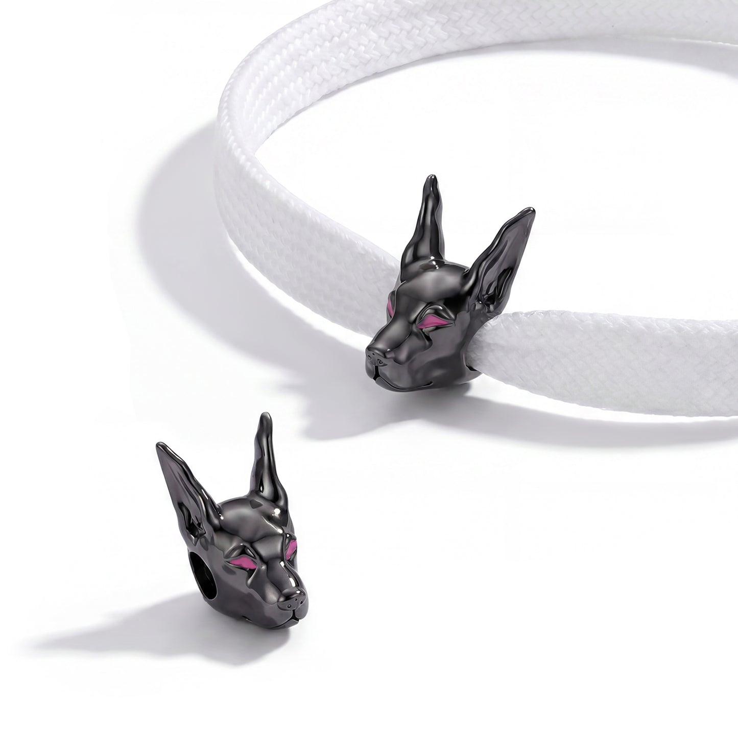 Doberman Shoe Charm