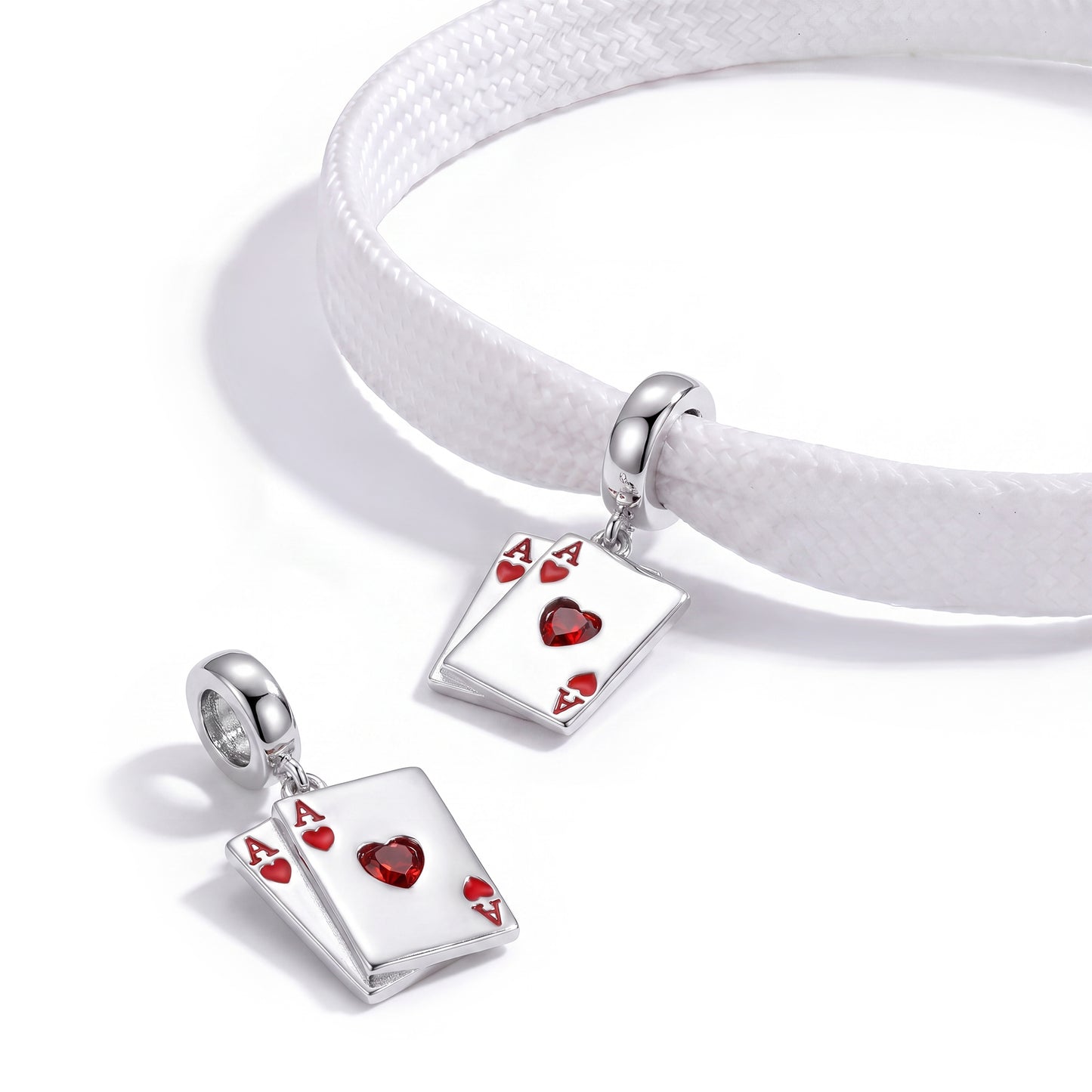 Double Aces Shoe Charm