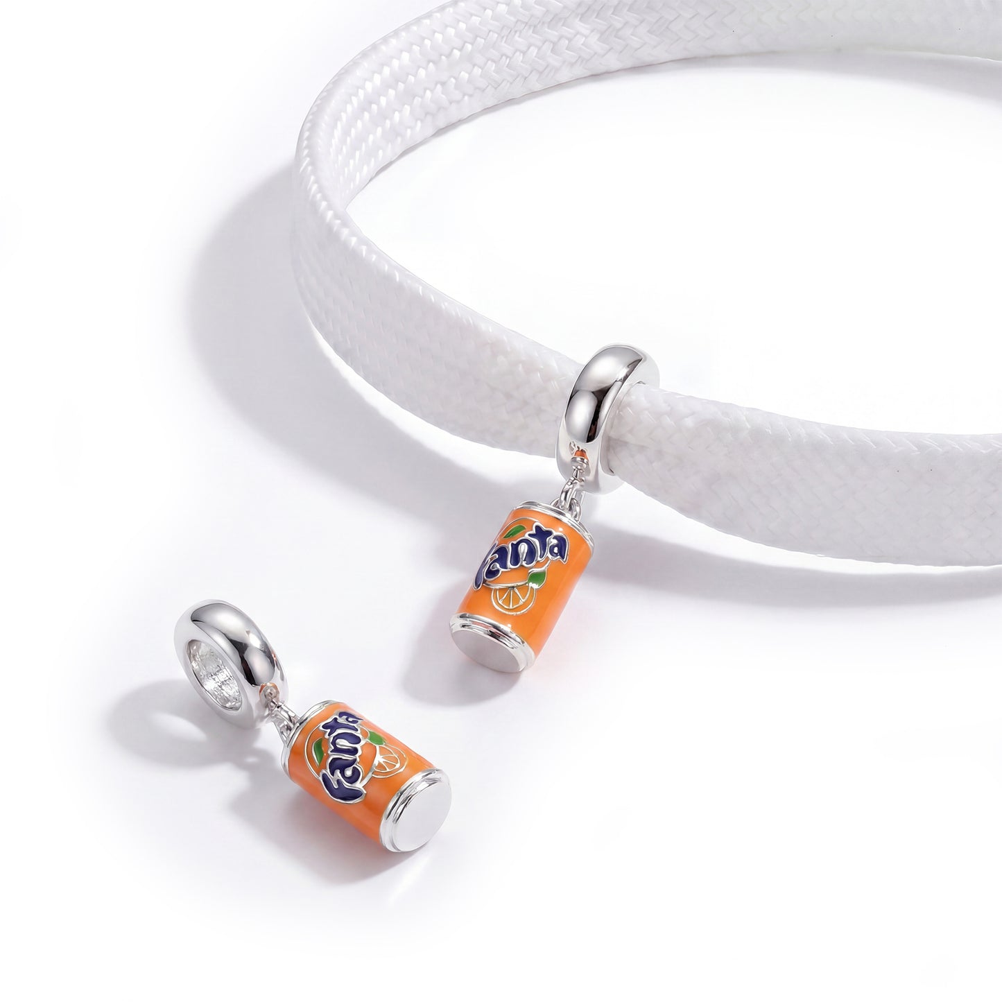 Orange Fanta Shoe Charm