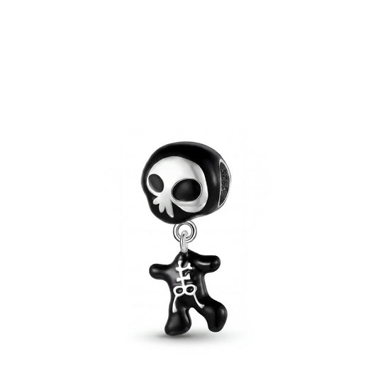 Skelly Shoe Charm