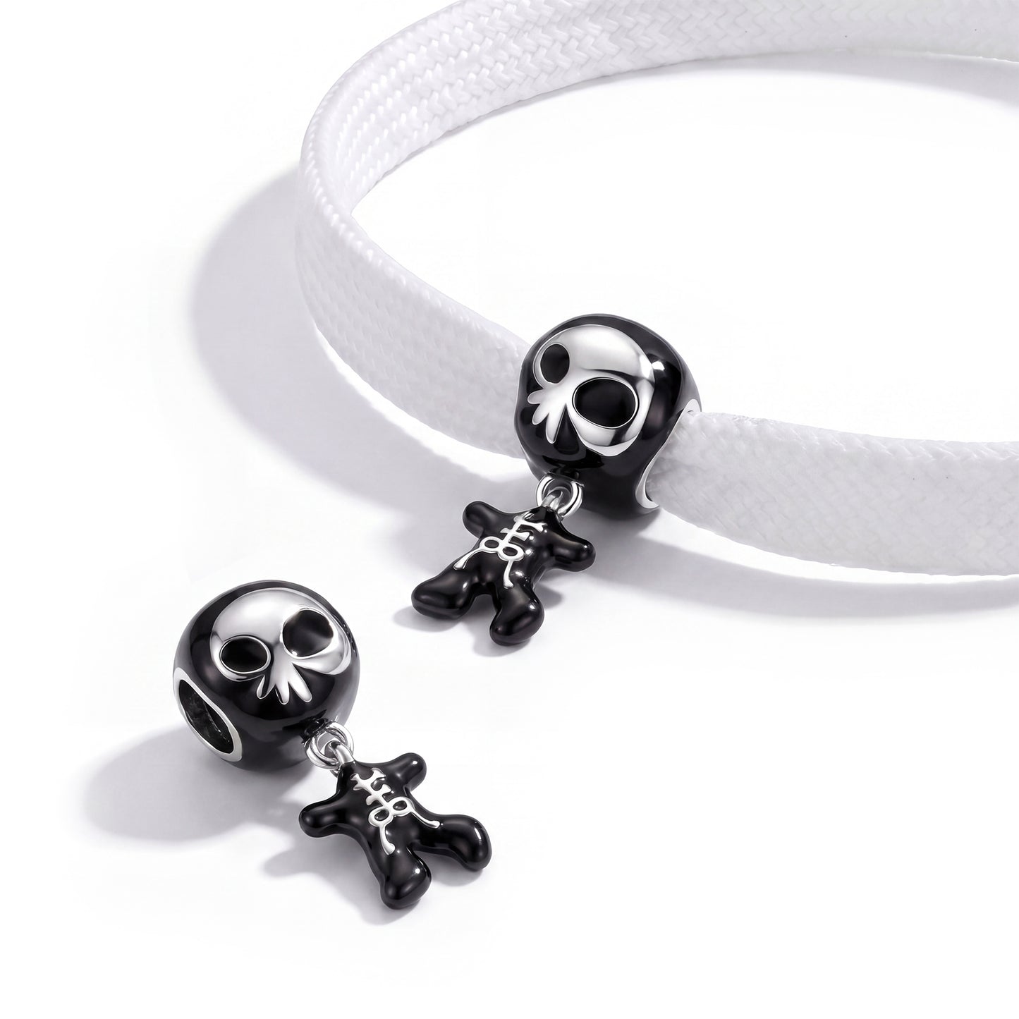 Skelly Shoe Charm