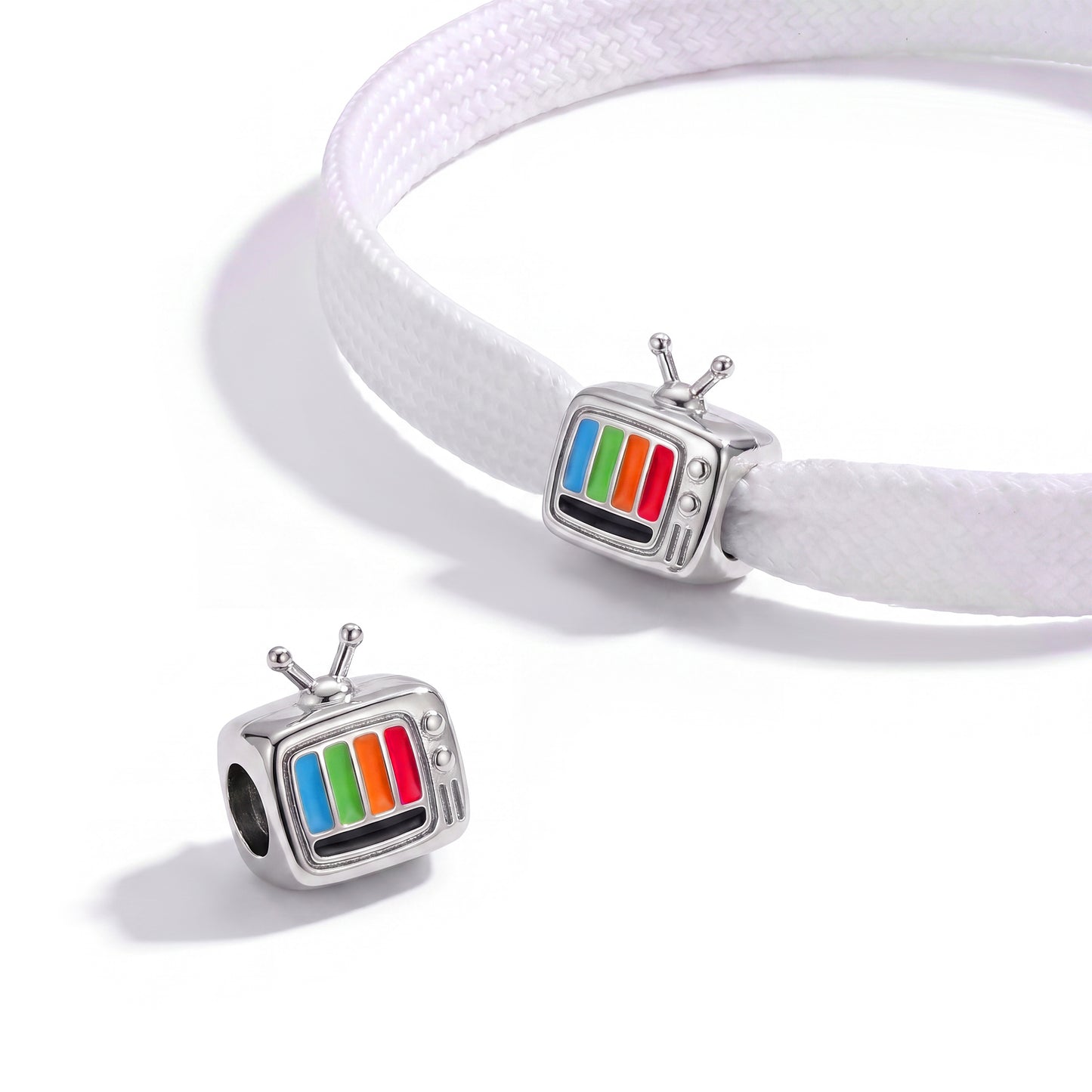 Television Shoe Charm