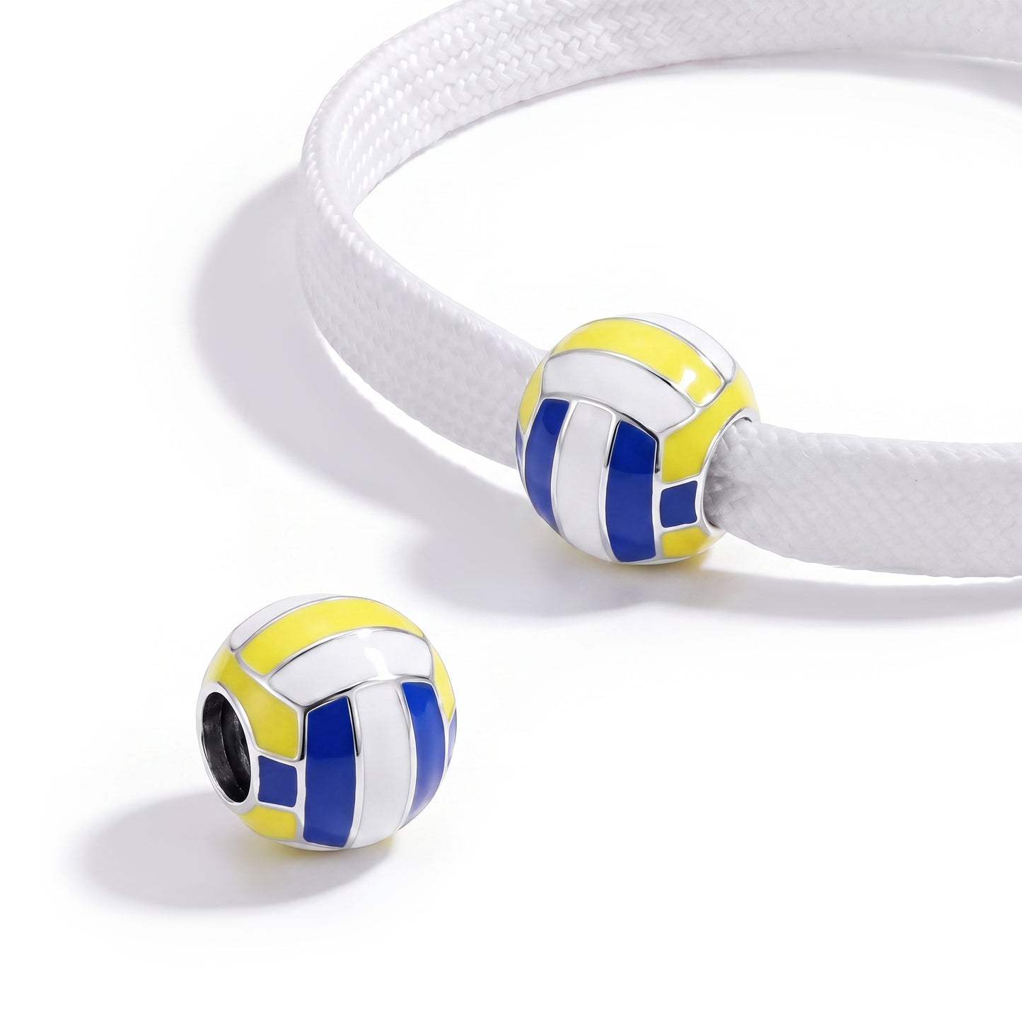 Volley Ball Shoe Charm