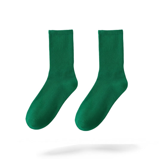 Green Crew-Socks