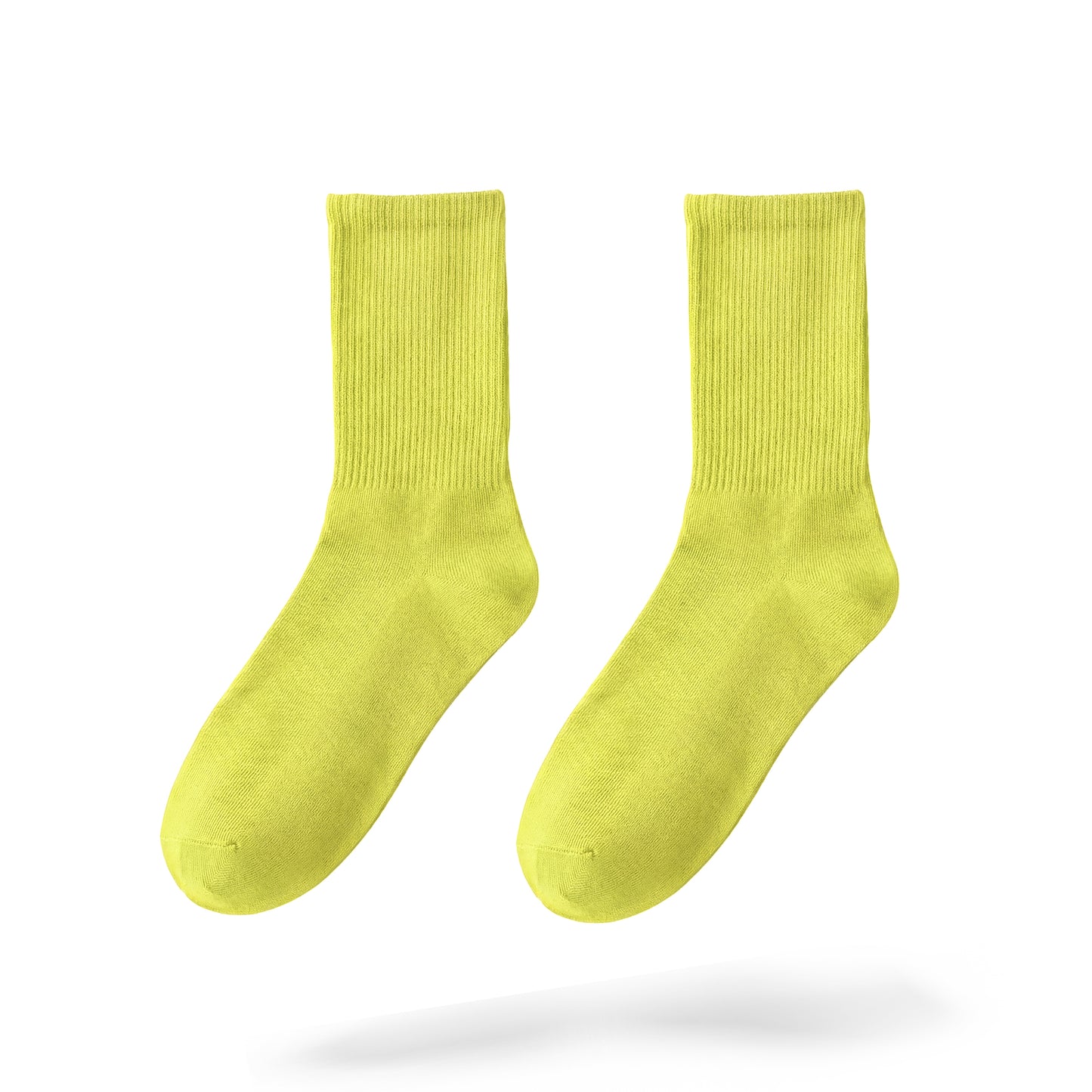 Slime Green Crew-Socks