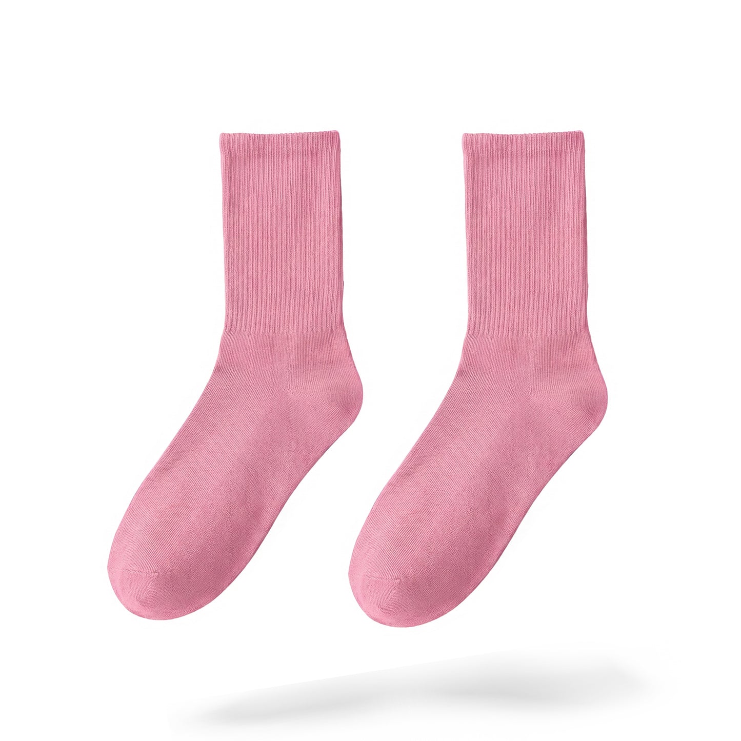 Pink Crew-Socks