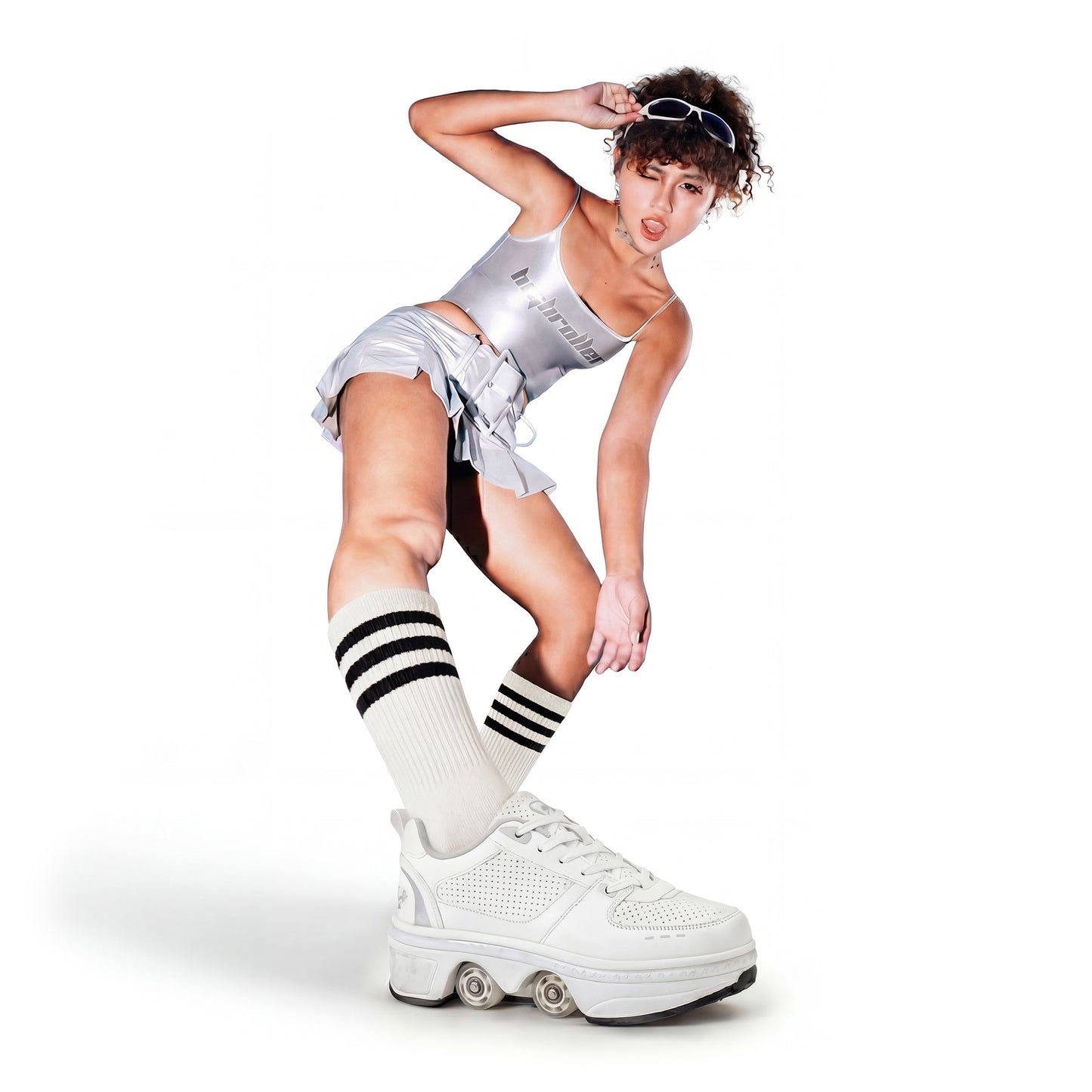 Stripe Crew-Socks