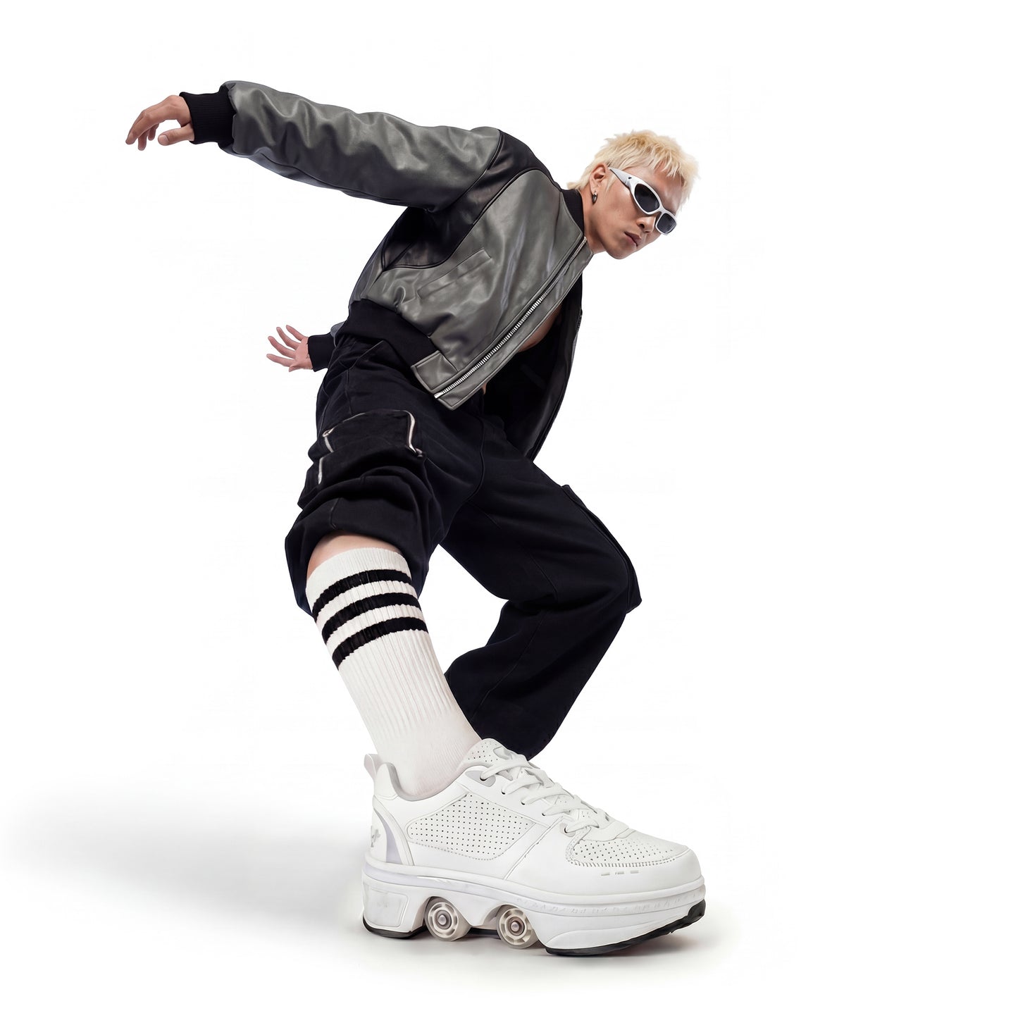 Stripe Crew-Socks