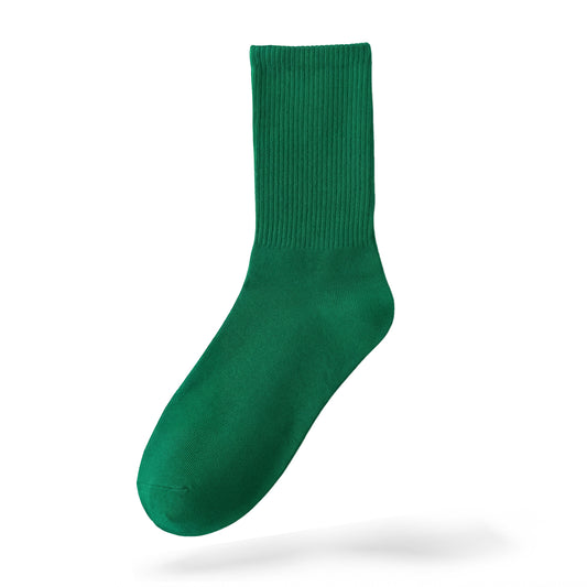 Green Crew-Socks