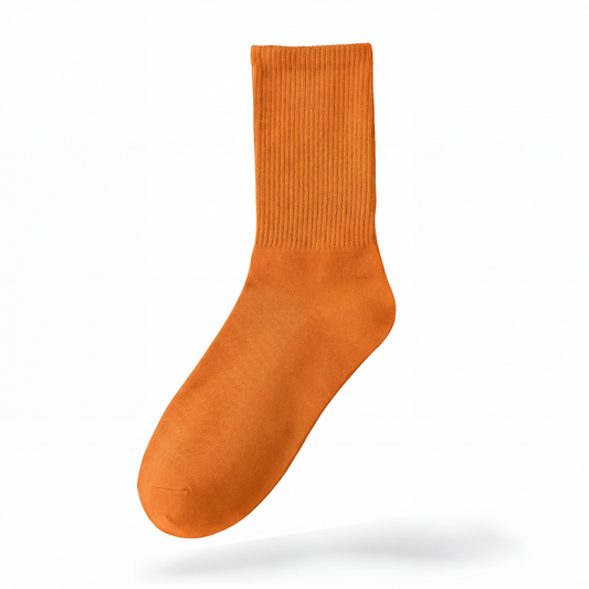 Orange Crew-Socks