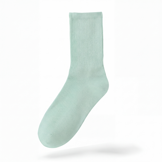 Sky Blue Crew-Socks