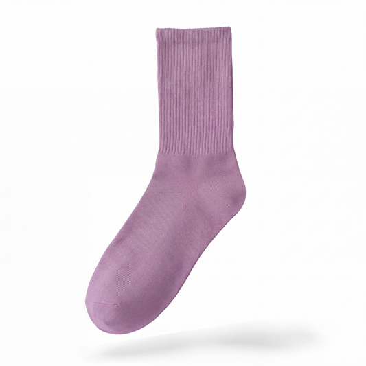 Lavender Crew-Socks