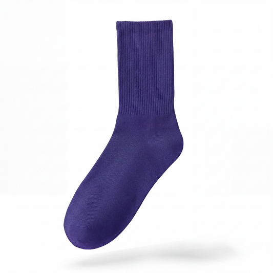 Purple Crew-Socks