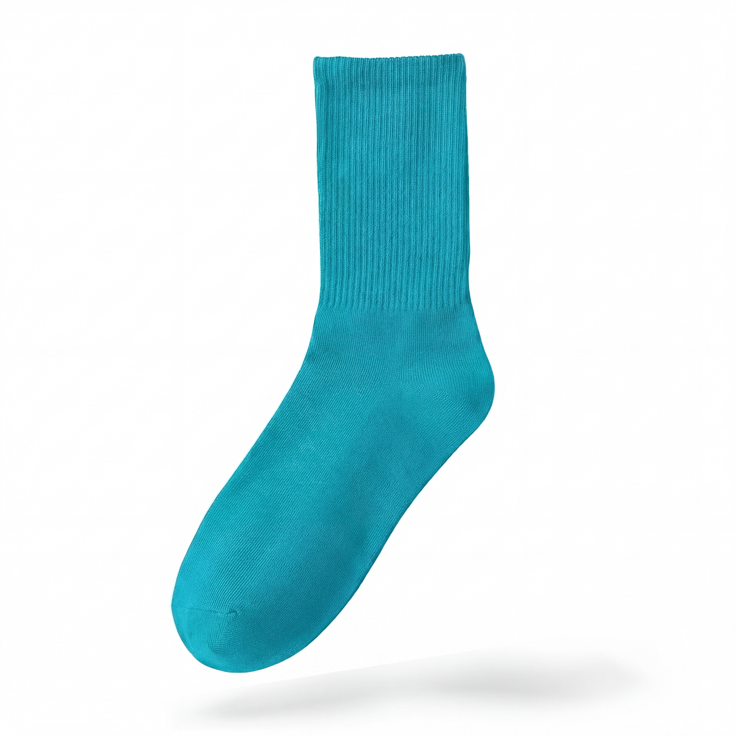 Cyan Crew-Socks