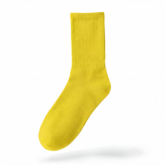 Yellow Crew-Socks