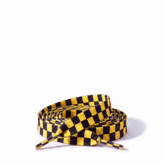 Yellow Checker Laces