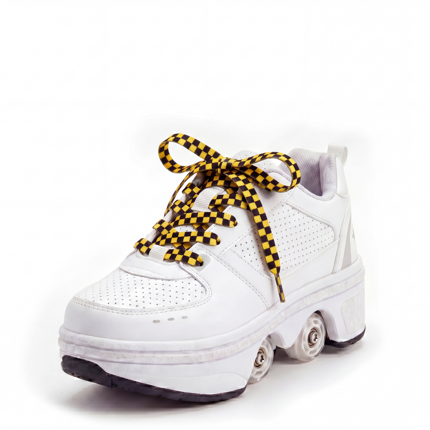 Yellow Checker Laces