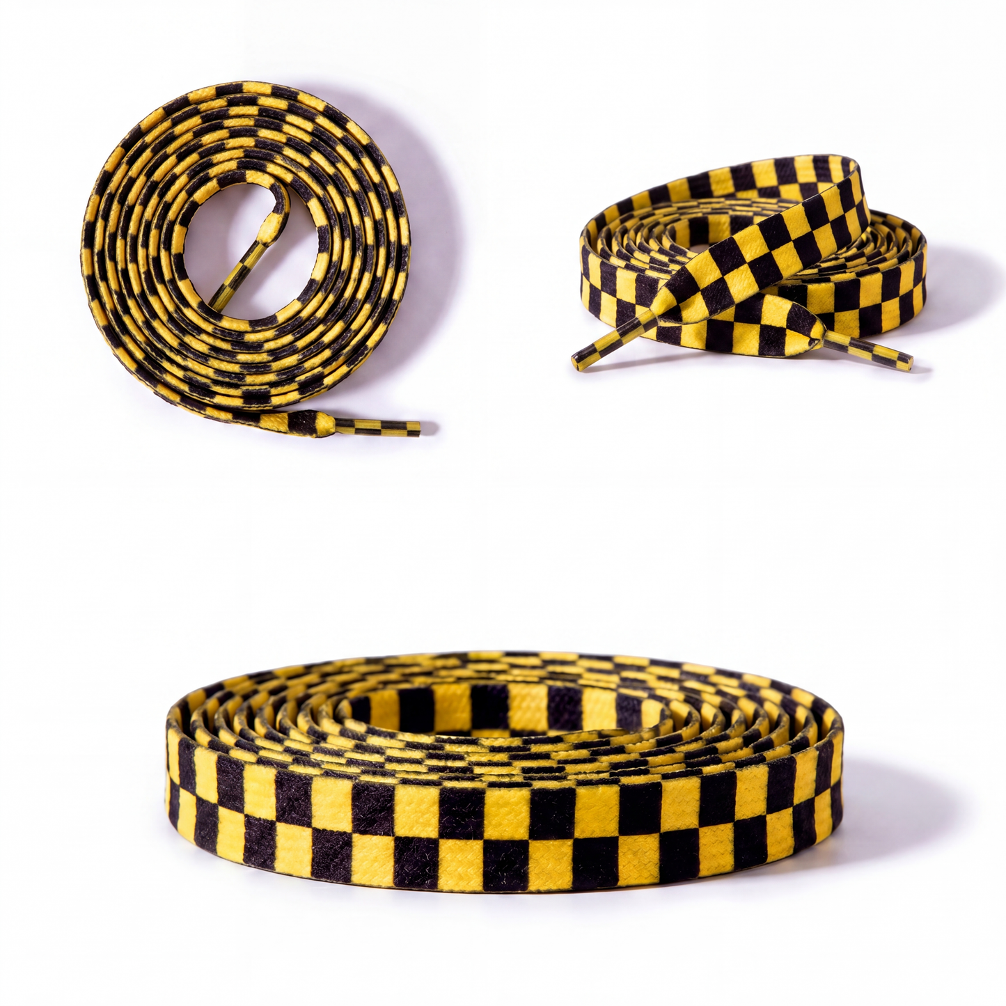 Yellow Checker Laces