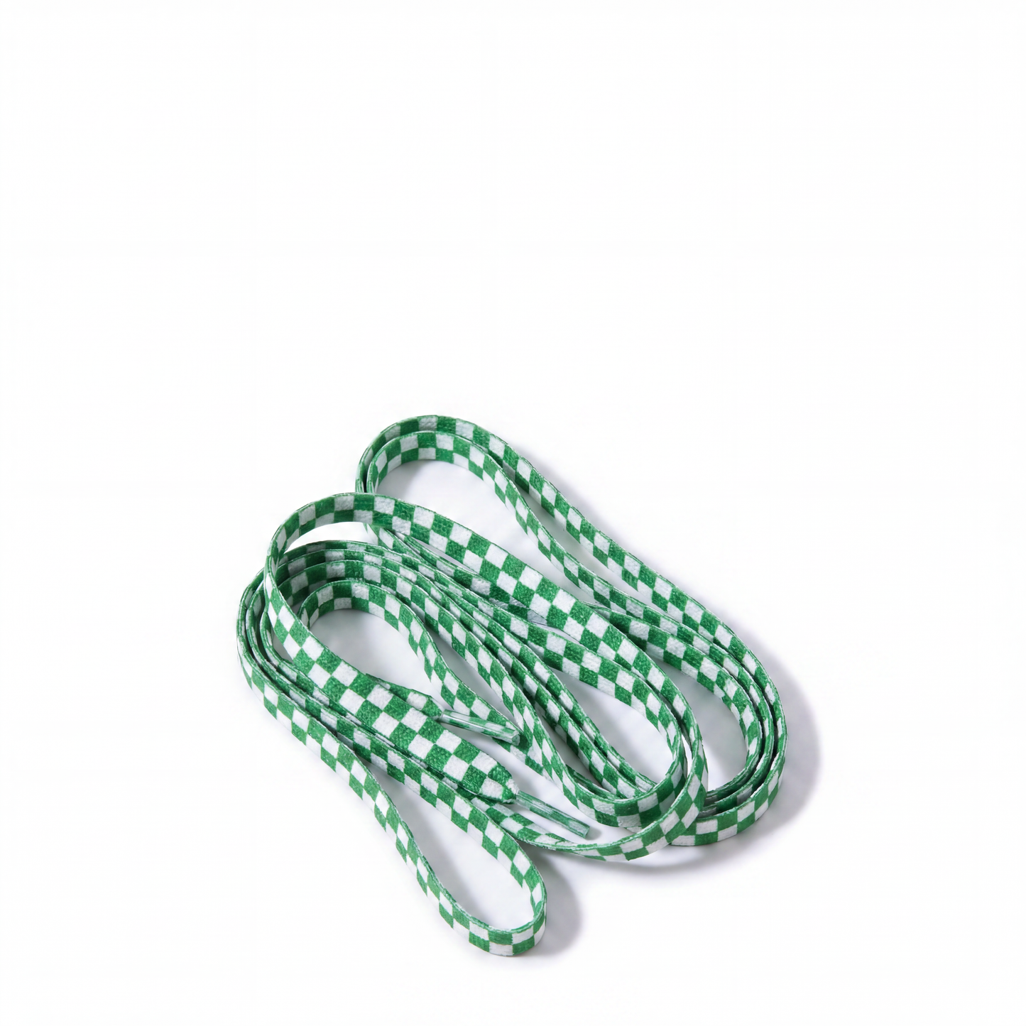 Green Checker Laces